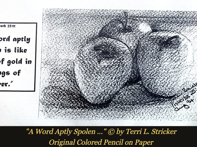 Day 243 – A Word Aptly Spoken